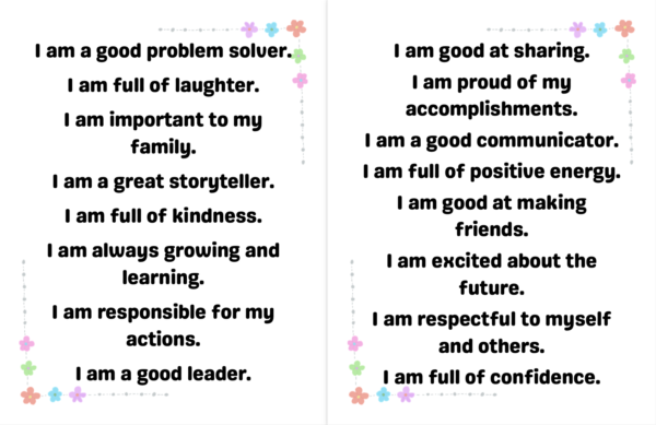 300+ Positive Affirmations for Kids - Image 5