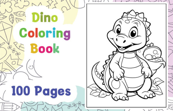 Dino Coloring Book