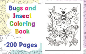 Bugs and Insect Coloring Book