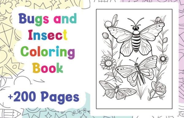 Bugs and Insect Coloring Book