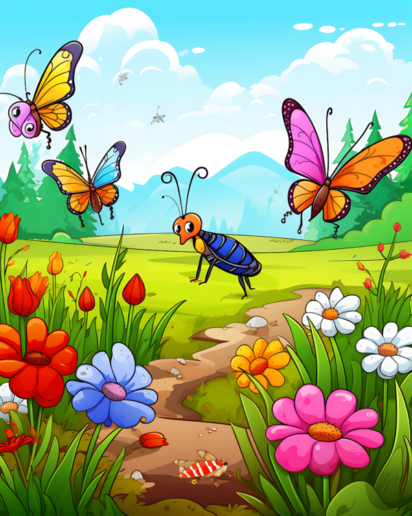 Bugs and Insect Coloring Book - Image 5